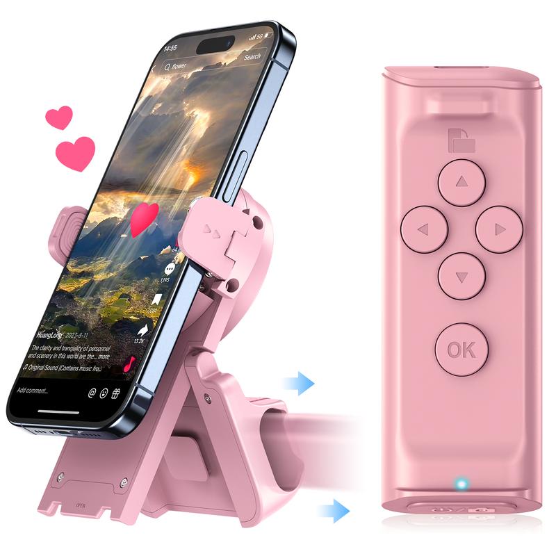 📱 TikTok Remote Scroller & Phone Stand | Wireless Page Turner
